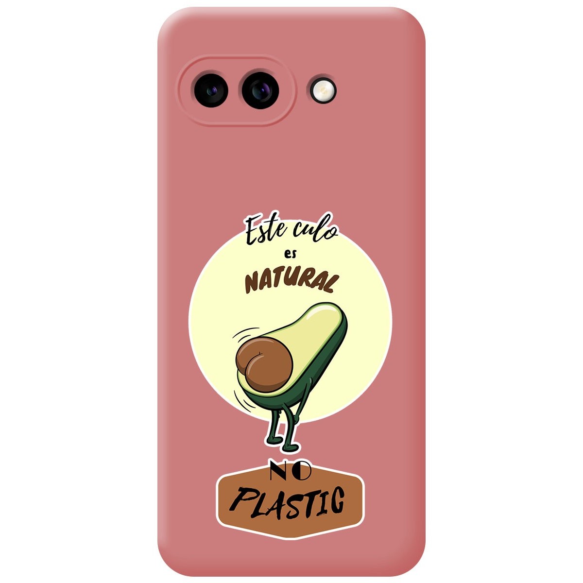 Funda Silicona Líquida Rosa para Google Pixel 9a 5G diseño Culo Natural Dibujos