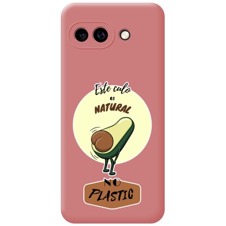 Funda Silicona Líquida Rosa para Google Pixel 9a 5G diseño Culo Natural Dibujos