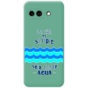 Funda Silicona Líquida Verde para Google Pixel 9a 5G diseño Agua Dibujos