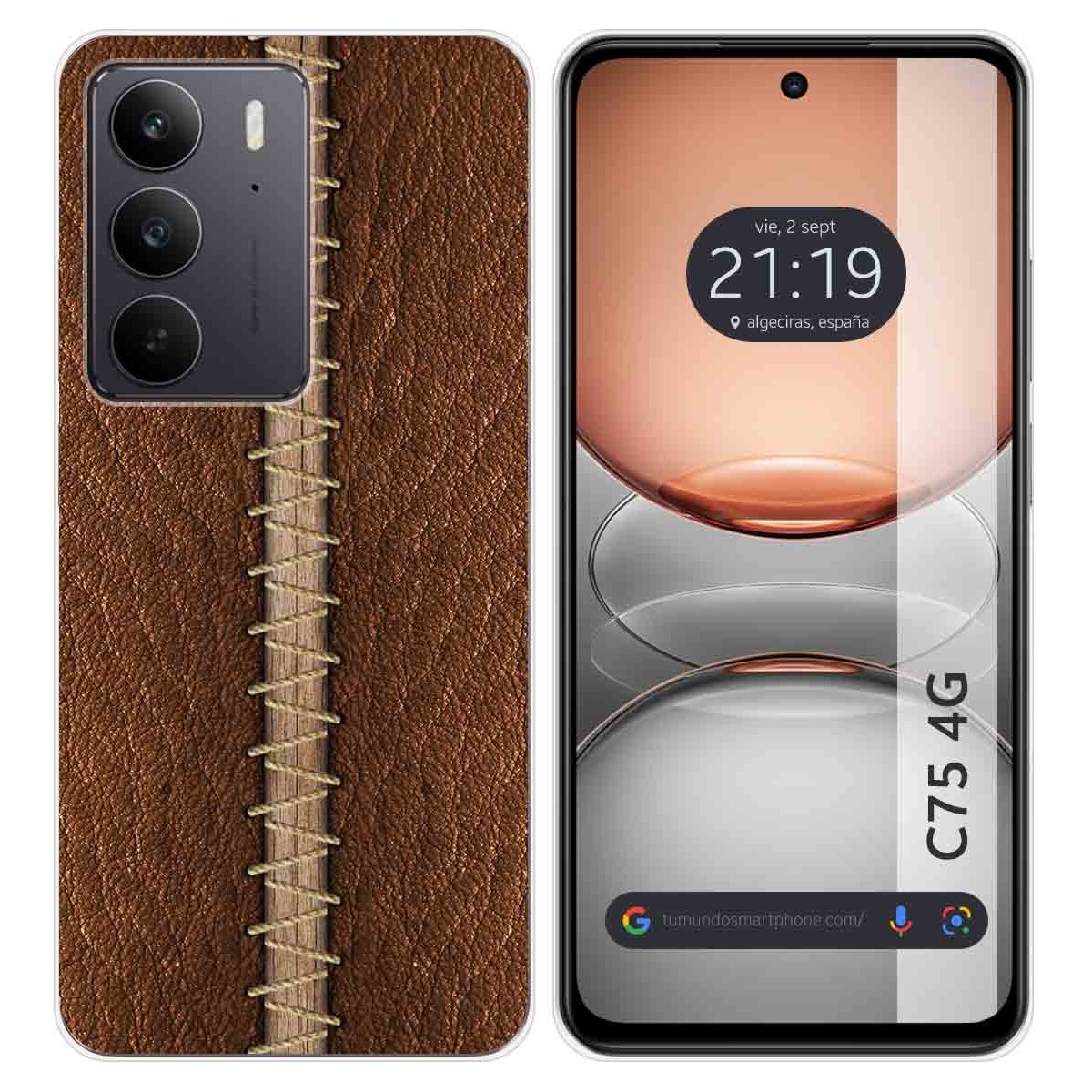 Funda Silicona para Realme C75 diseño Cuero 01 Dibujos