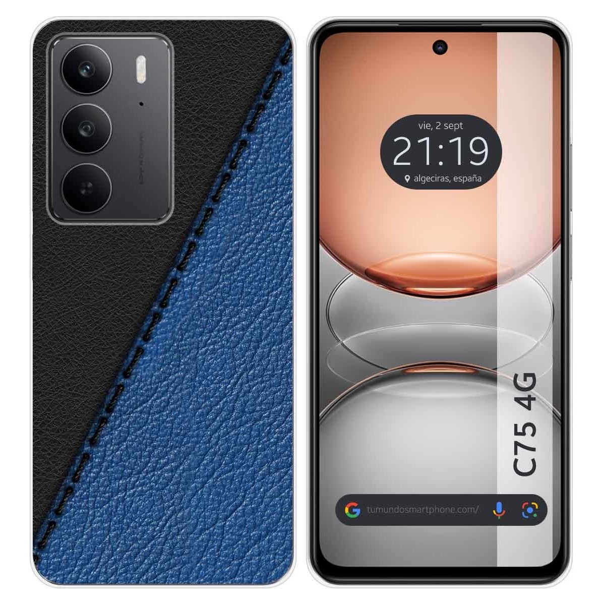 Funda Silicona para Realme C75 diseño Cuero 02 Dibujos