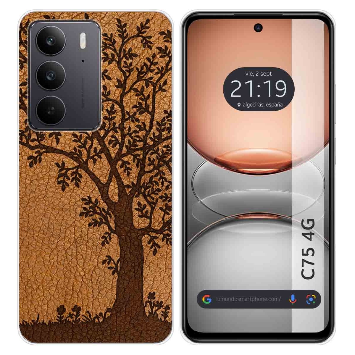 Funda Silicona para Realme C75 diseño Cuero 03 Dibujos