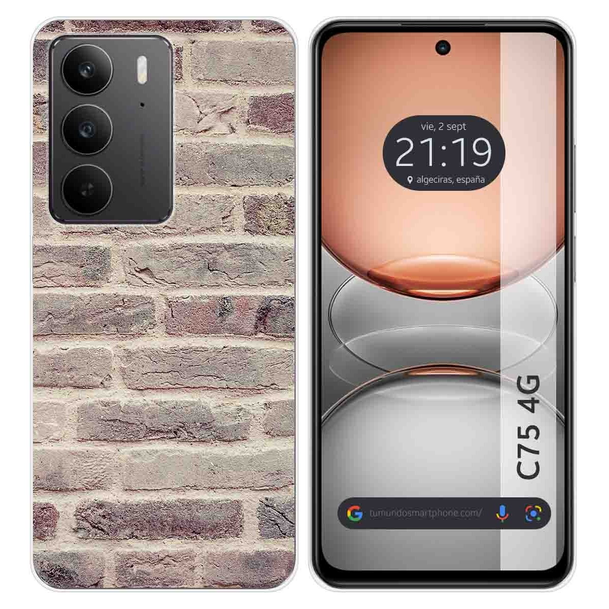 Funda Silicona para Realme C75 diseño Ladrillo 01 Dibujos