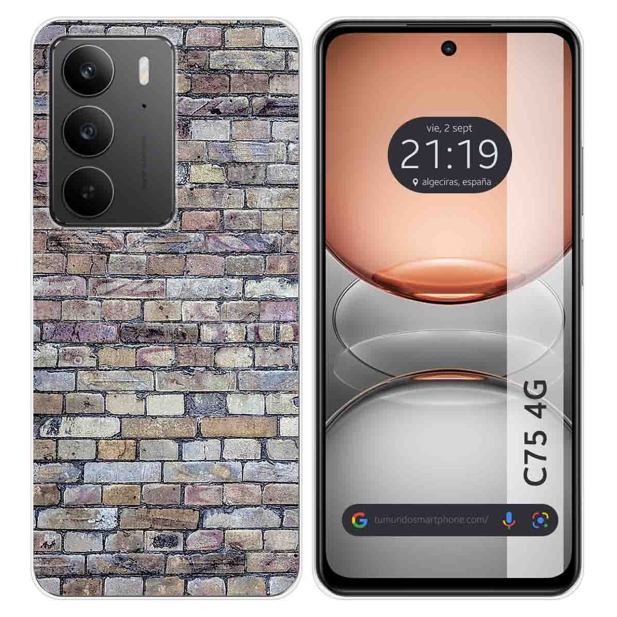 Funda Silicona para Realme C75 diseño Ladrillo 02 Dibujos