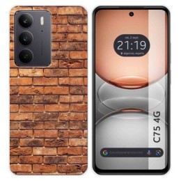 Funda Silicona para Realme C75 diseño Ladrillo 04 Dibujos