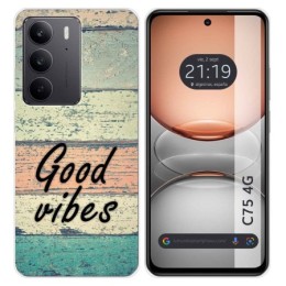 Funda Silicona para Realme C75 diseño Madera 01 Dibujos