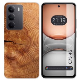 Funda Silicona para Realme C75 diseño Madera 04 Dibujos