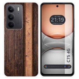 Funda Silicona para Realme C75 diseño Madera 05 Dibujos