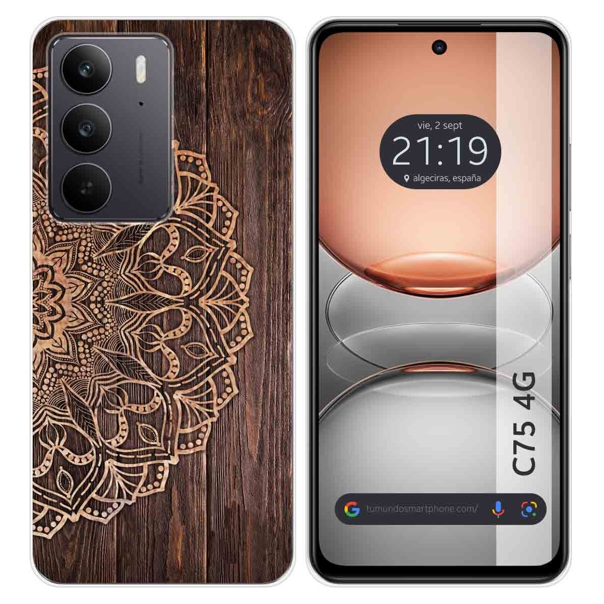 Funda Silicona para Realme C75 diseño Madera 06 Dibujos
