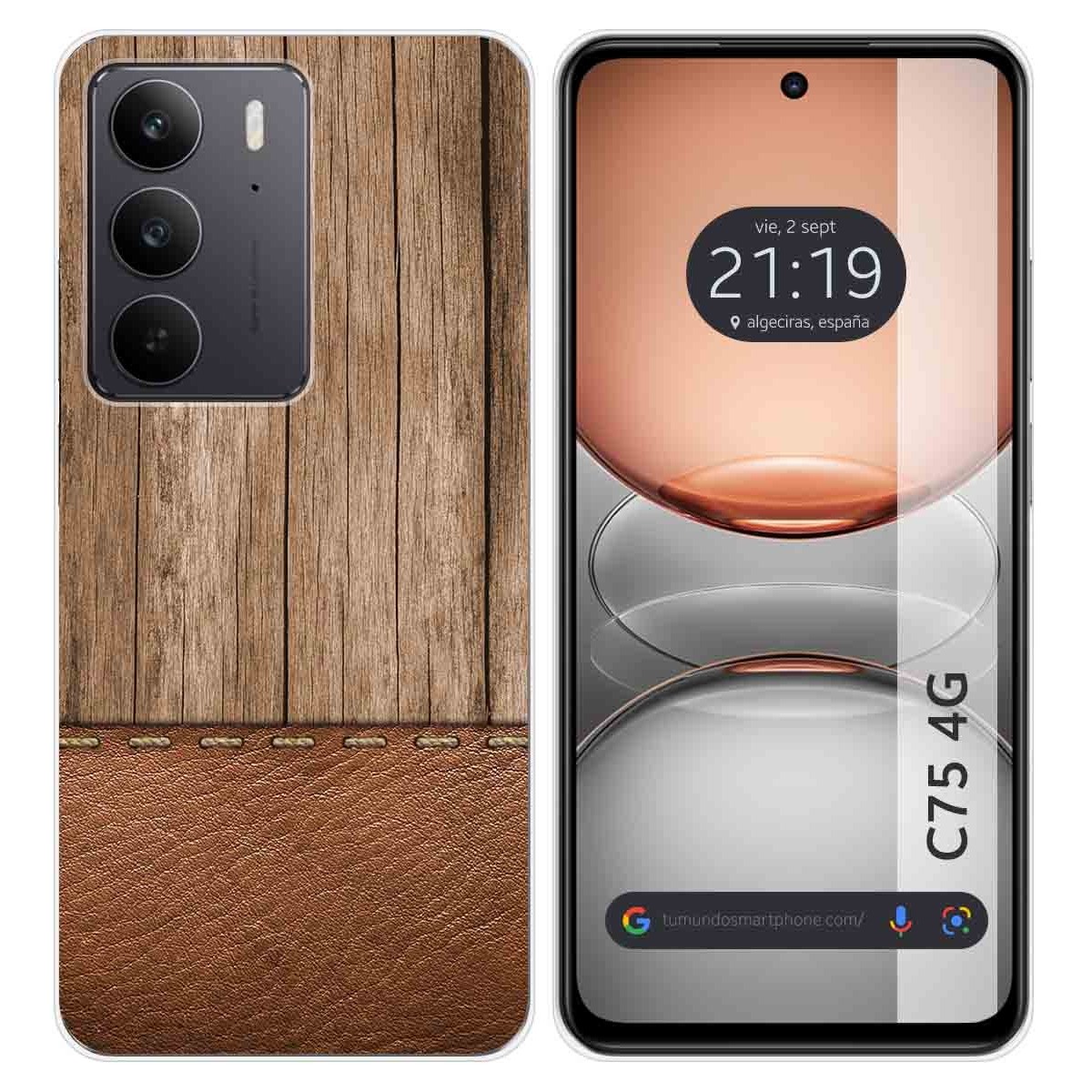 Funda Silicona para Realme C75 diseño Madera 09 Dibujos