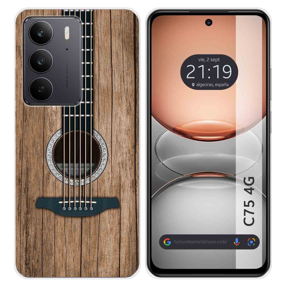 Funda Silicona para Realme C75 diseño Madera 11 Dibujos