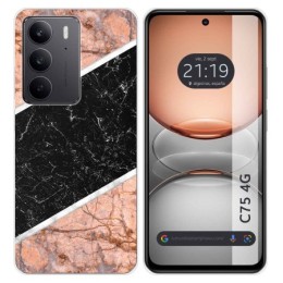 Funda Silicona para Realme C75 diseño Mármol 07 Dibujos