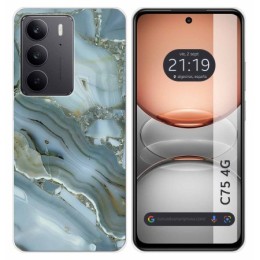 Funda Silicona para Realme C75 diseño Mármol 09 Dibujos