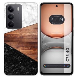 Funda Silicona para Realme C75 diseño Mármol 11 Dibujos