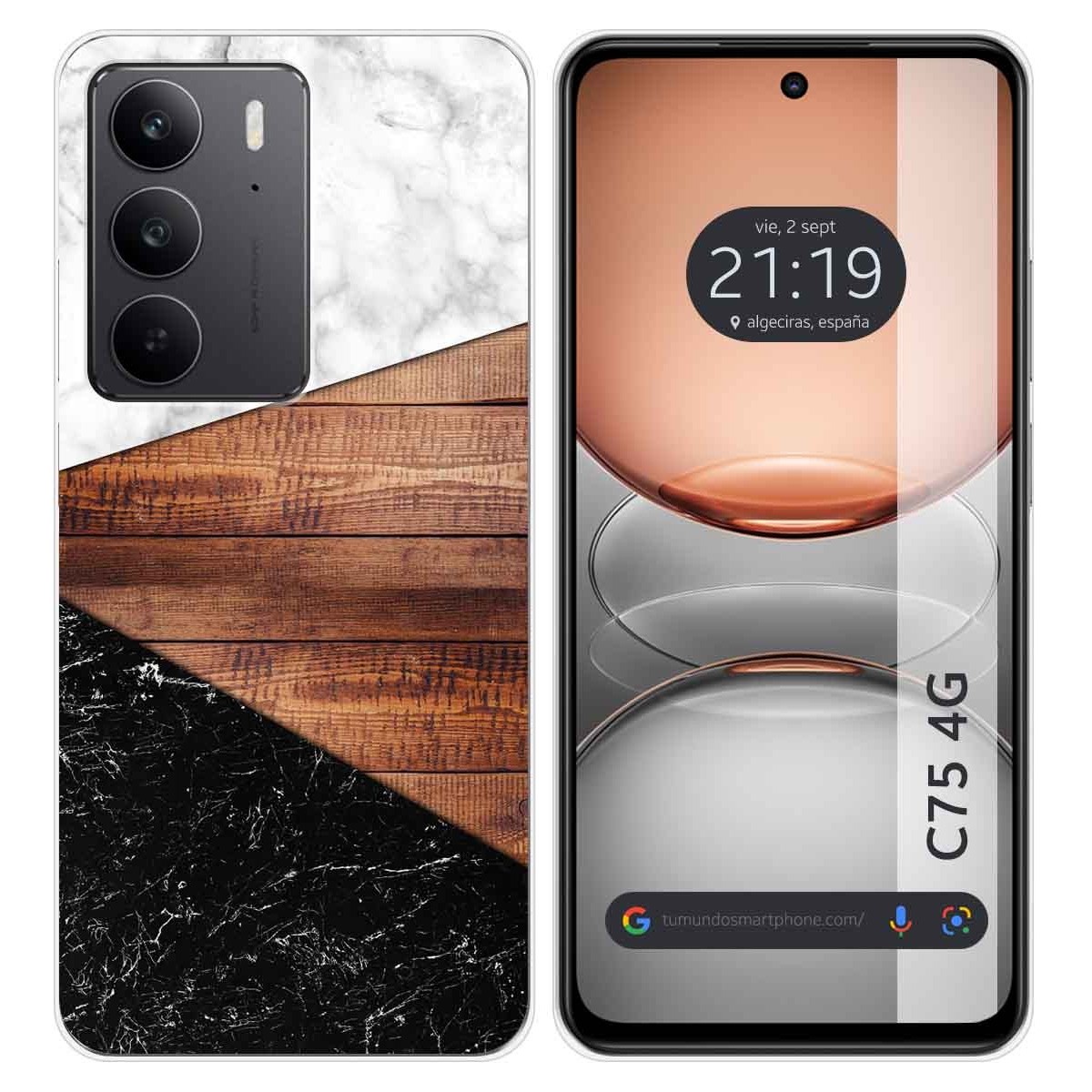 Funda Silicona para Realme C75 diseño Mármol 11 Dibujos