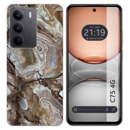 Funda Silicona para Realme C75 diseño Mármol 14 Dibujos