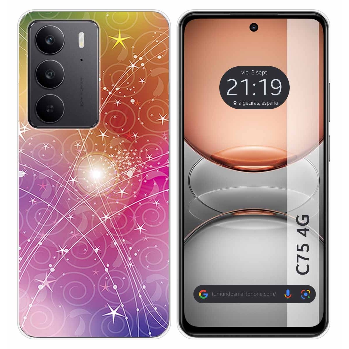 Funda Silicona para Realme C75 diseño Abstracto Dibujos