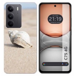 Funda Silicona para Realme C75 diseño Concha Dibujos