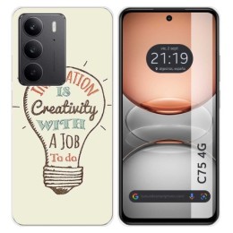 Funda Silicona para Realme C75 diseño Creativity Dibujos
