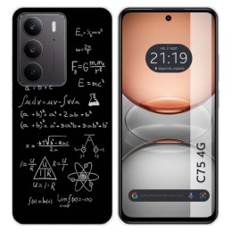 Funda Silicona para Realme C75 diseño Formulas Dibujos