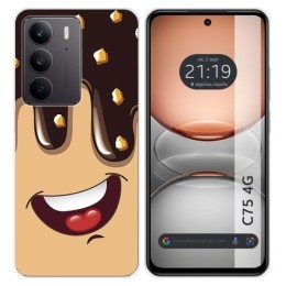 Funda Silicona para Realme C75 diseño Helado Chocolate Dibujos