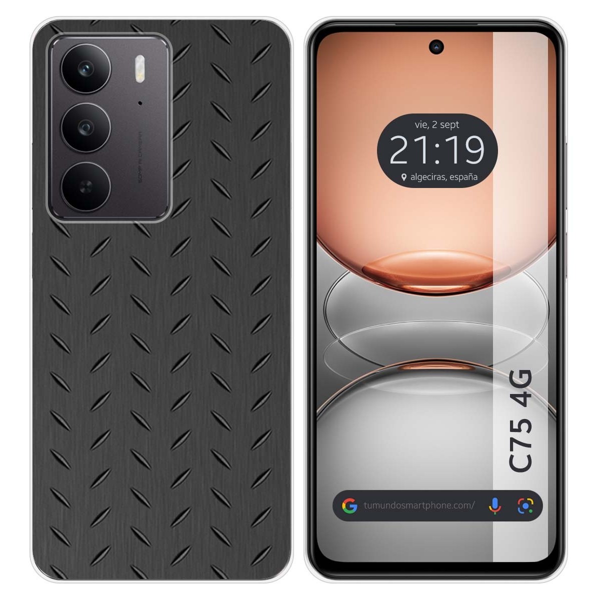 Funda Silicona para Realme C75 diseño Metal Dibujos