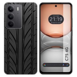 Funda Silicona para Realme C75 diseño Neumatico Dibujos