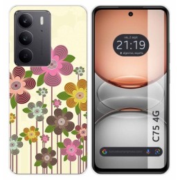 Funda Silicona para Realme C75 diseño Primavera En Flor Dibujos