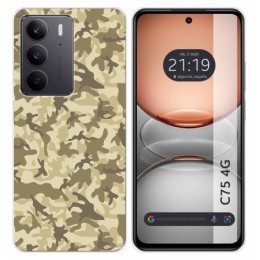 Funda Silicona para Realme C75 diseño Sand Camuflaje Dibujos