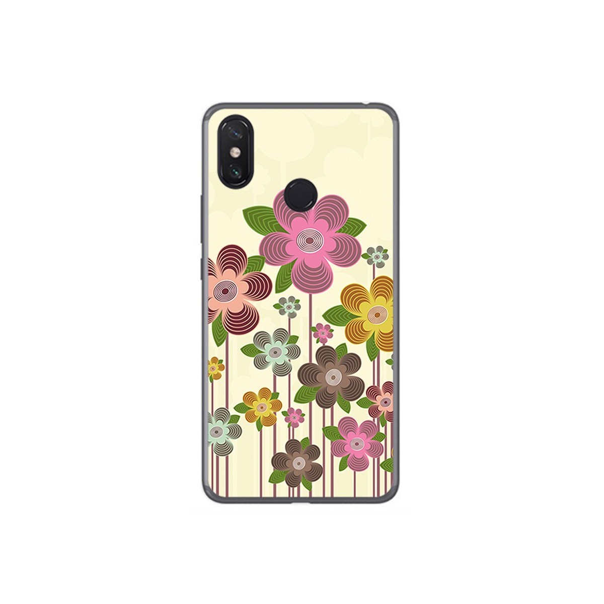 Funda Gel Tpu para Xiaomi Mi Max 3 Diseño Primavera En Flor Dibujos