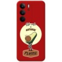 Funda Silicona Líquida Roja para Realme C75 diseño Culo Natural Dibujos