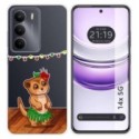 Funda Silicona Transparente para Realme 14x 5G diseño Suricata Dibujos