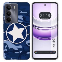 Funda Silicona para Realme 14x 5G diseño Camuflaje 03 Dibujos