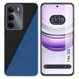 Funda Silicona para Realme 14x 5G diseño Cuero 02 Dibujos