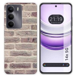 Funda Silicona para Realme 14x 5G diseño Ladrillo 01 Dibujos