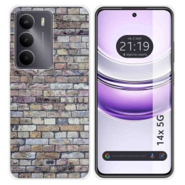 Funda Silicona para Realme 14x 5G diseño Ladrillo 02 Dibujos