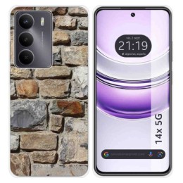 Funda Silicona para Realme 14x 5G diseño Ladrillo 03 Dibujos
