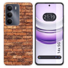 Funda Silicona para Realme 14x 5G diseño Ladrillo 04 Dibujos