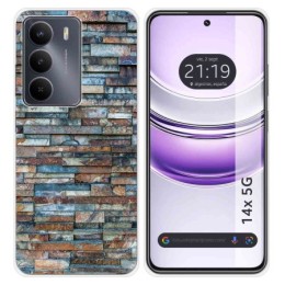 Funda Silicona para Realme 14x 5G diseño Ladrillo 05 Dibujos