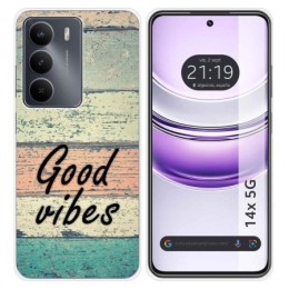 Funda Silicona para Realme 14x 5G diseño Madera 01 Dibujos