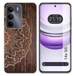 Funda Silicona para Realme 14x 5G diseño Madera 06 Dibujos