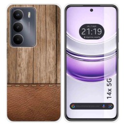 Funda Silicona para Realme 14x 5G diseño Madera 09 Dibujos