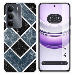 Funda Silicona para Realme 14x 5G diseño Mármol 06 Dibujos