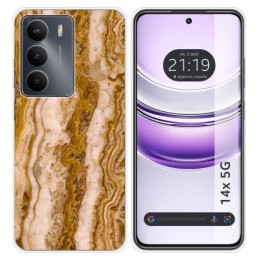 Funda Silicona para Realme 14x 5G diseño Mármol 10 Dibujos