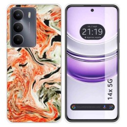 Funda Silicona para Realme 14x 5G diseño Mármol 12 Dibujos