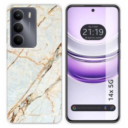 Funda Silicona para Realme 14x 5G diseño Mármol 13 Dibujos