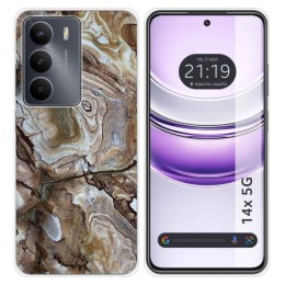 Funda Silicona para Realme 14x 5G diseño Mármol 14 Dibujos