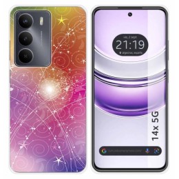 Funda Silicona para Realme 14x 5G diseño Abstracto Dibujos