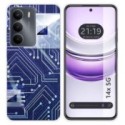 Funda Silicona para Realme 14x 5G diseño Circuito Dibujos