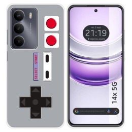 Funda Silicona para Realme 14x 5G diseño Consola Dibujos